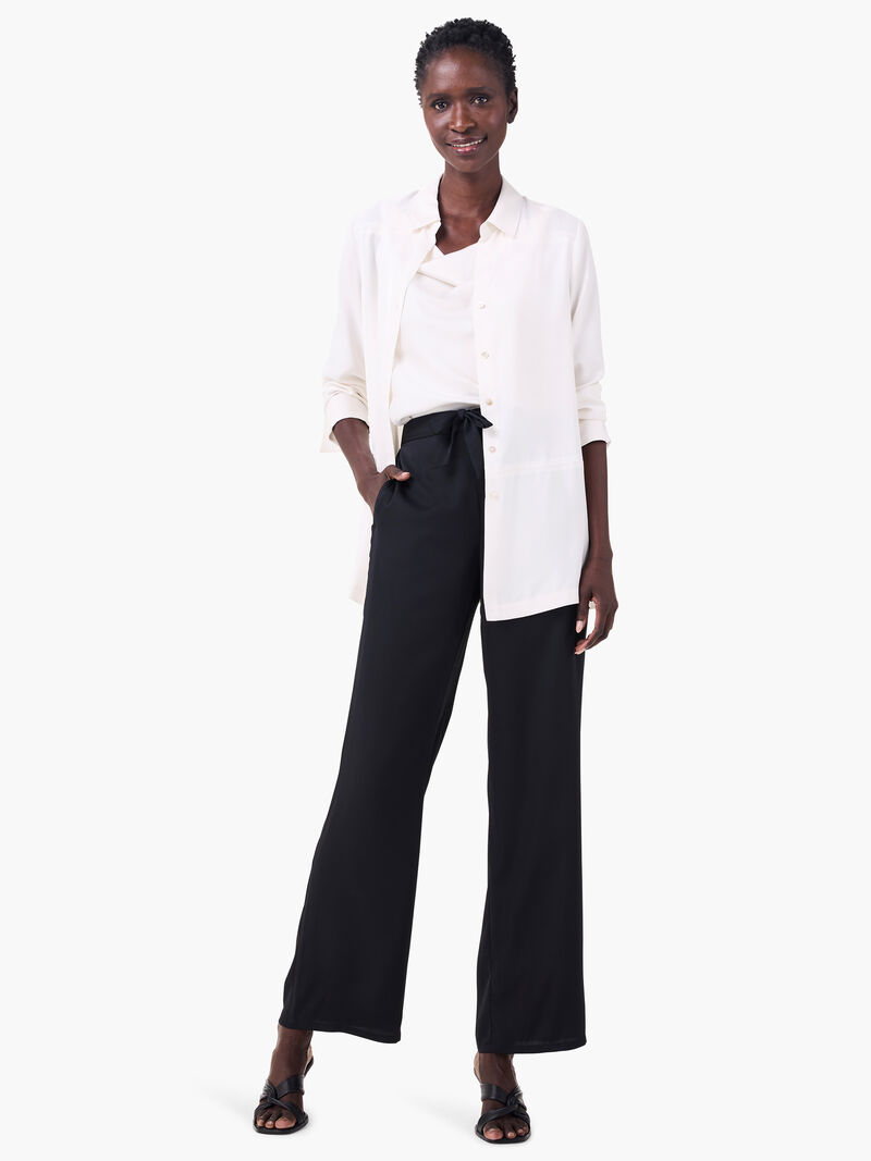 Woman Wears Crepe Mix Shirt image number 2