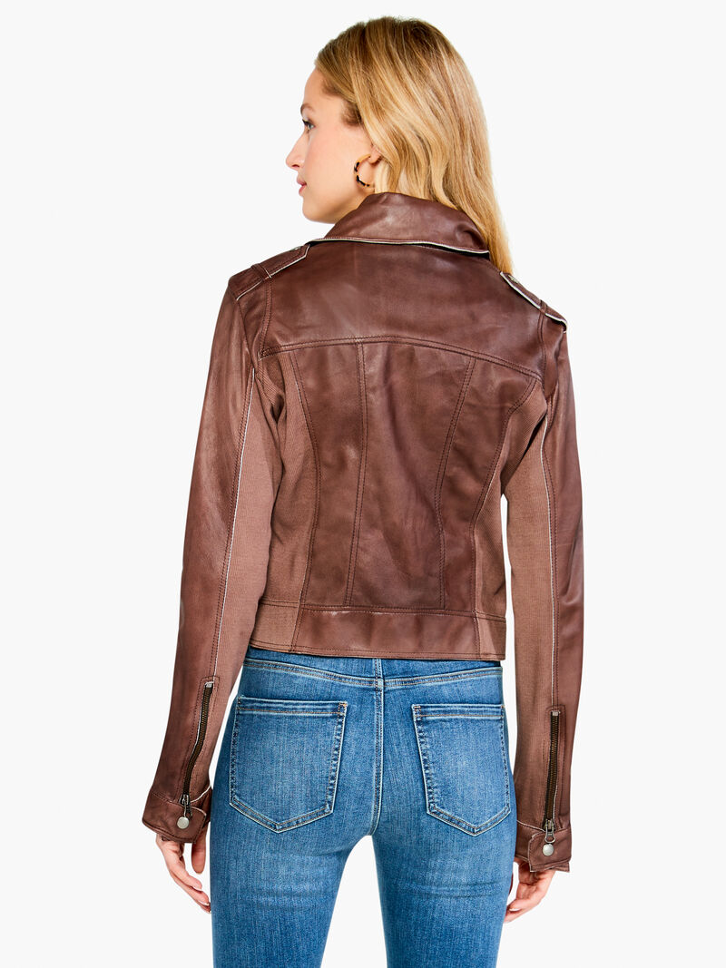 Woman Wears JKT Piper Leather Jacket image number 2