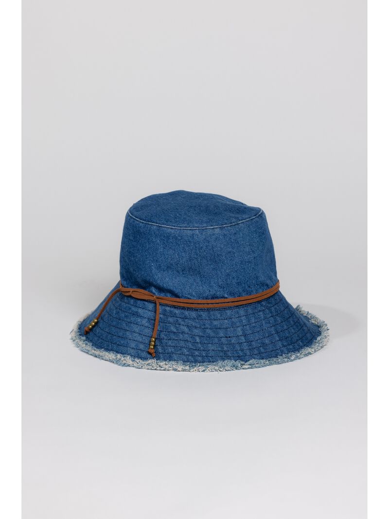 Woman Wears HAT ATTACK FRINGED BUCKET HAT image number 2