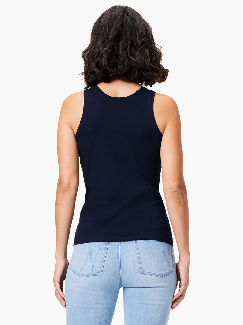 Woman Wears High Neck Perfect Tank image number 3