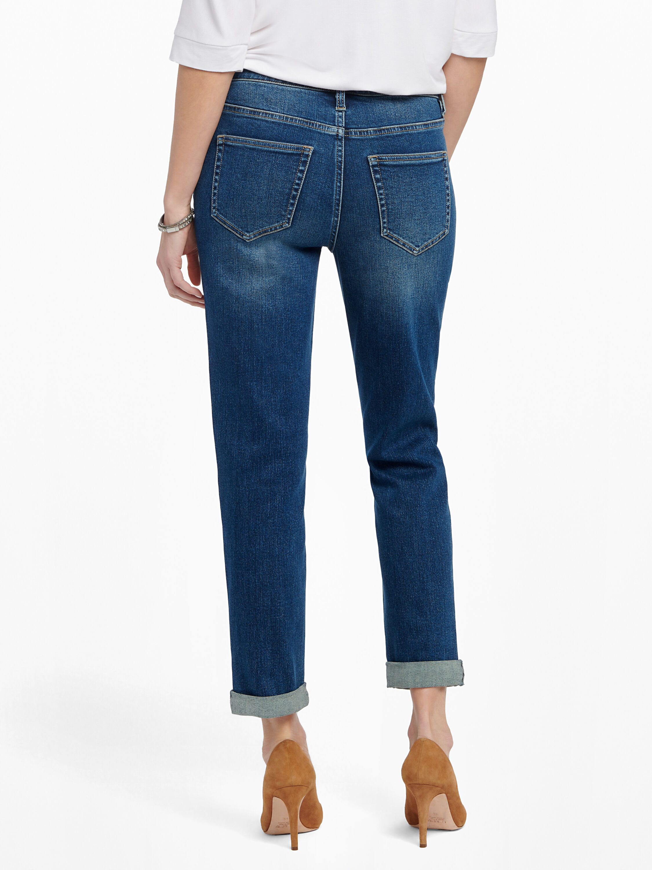 Liverpool Marley Girlfriend Roll Cuff Jean NIC ZOE