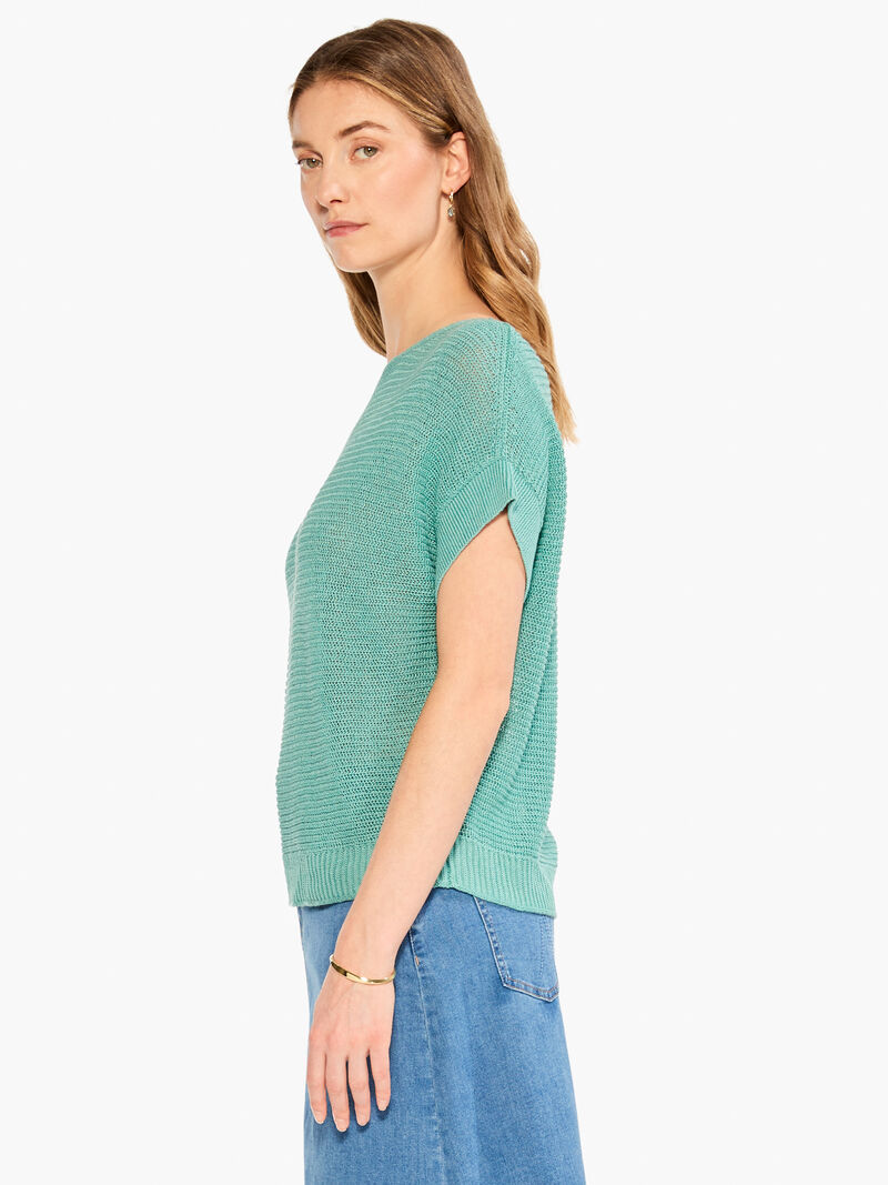Woman Wears Easy Sleeve Summer Sweater image number 1