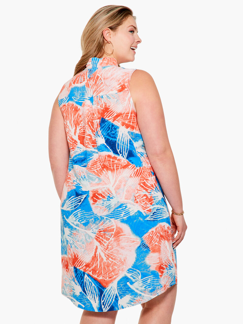 Woman Wears Watercolor Blooms Dress image number 2