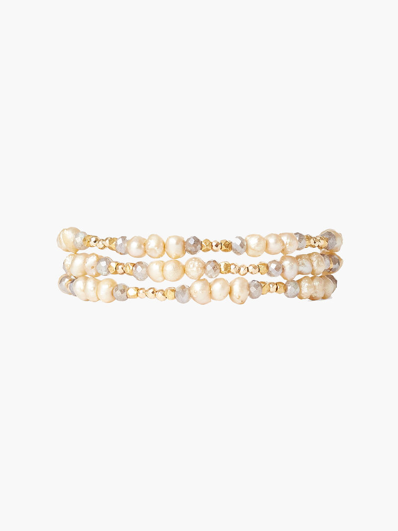 Woman Wears Chan Luu - Champagne Pearl Bracelet image number 0