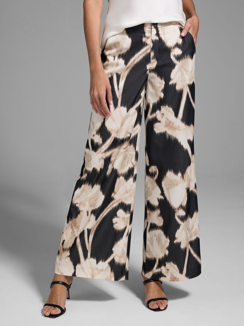 Midnight Florals Wide Leg Pant