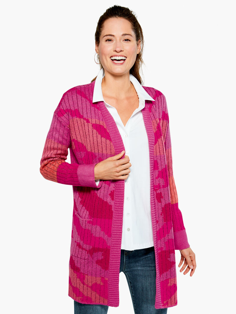 Woman Wears Sun Chaser Cardigan image number 0