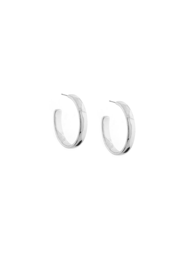 Woman Wears Marlyn Schiff Hoop Earrings image number 0
