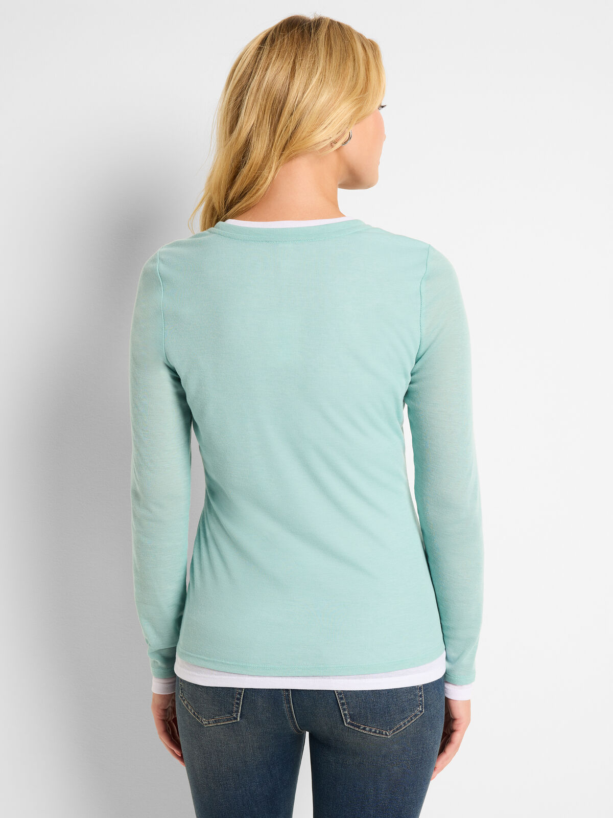 NZT Long Sleeve Double Layer Top