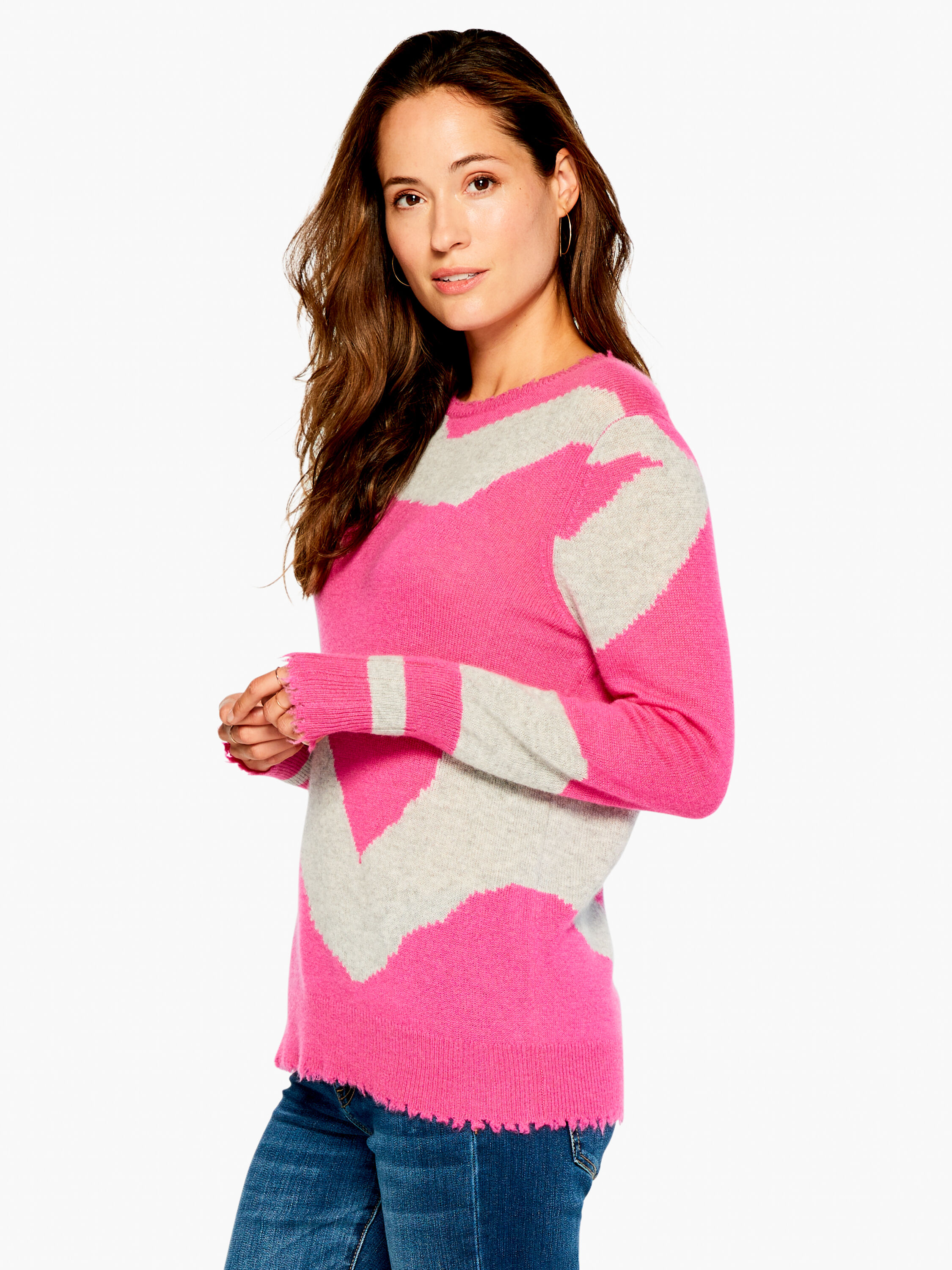 EXCLUSIVELY OURS Rainbow Cashmere Sweater Quick View 
