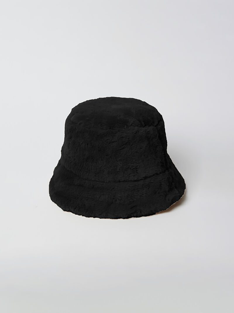 Woman Wears Hat Attack - Faux Fur Bucket Hat image number 0