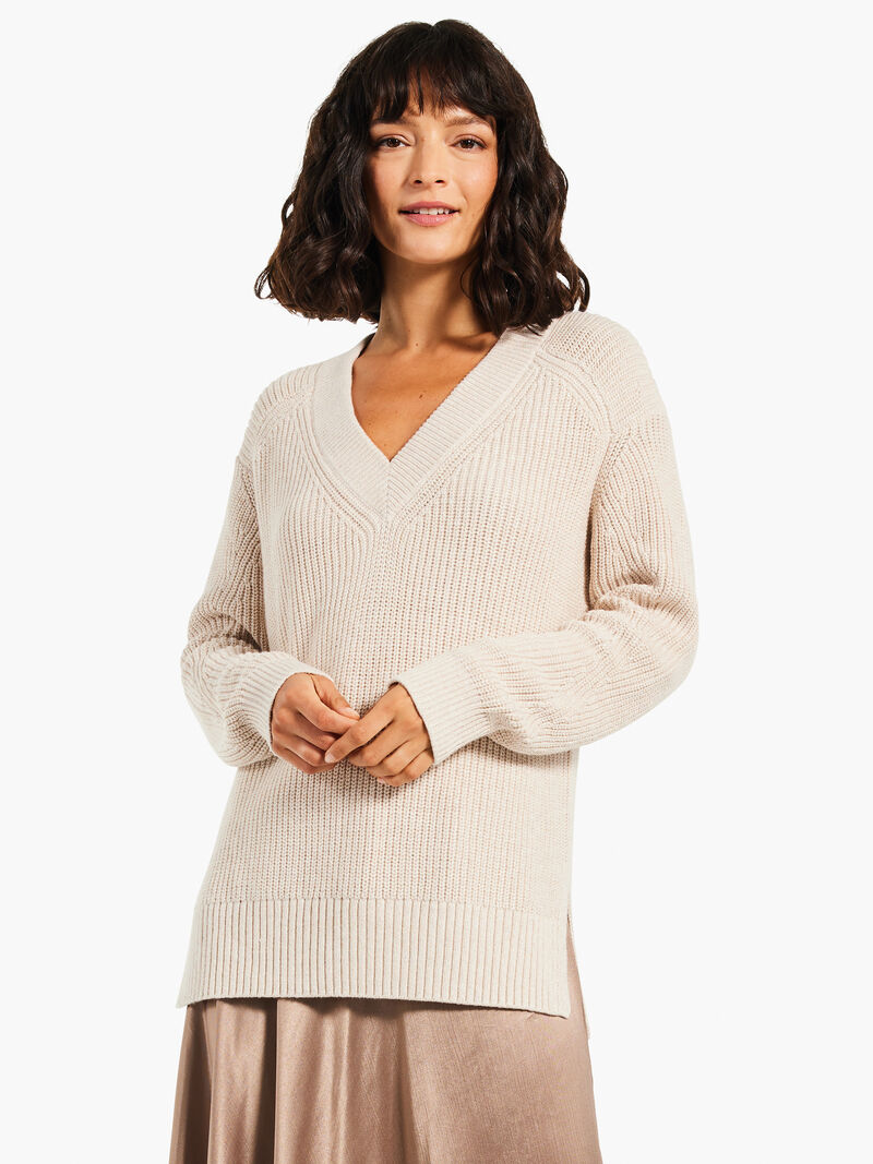 Woman Wears Glisten Up Sweater image number 0