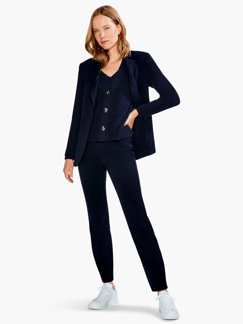 Woman Wears Shaker Knit Cardigan image number 3