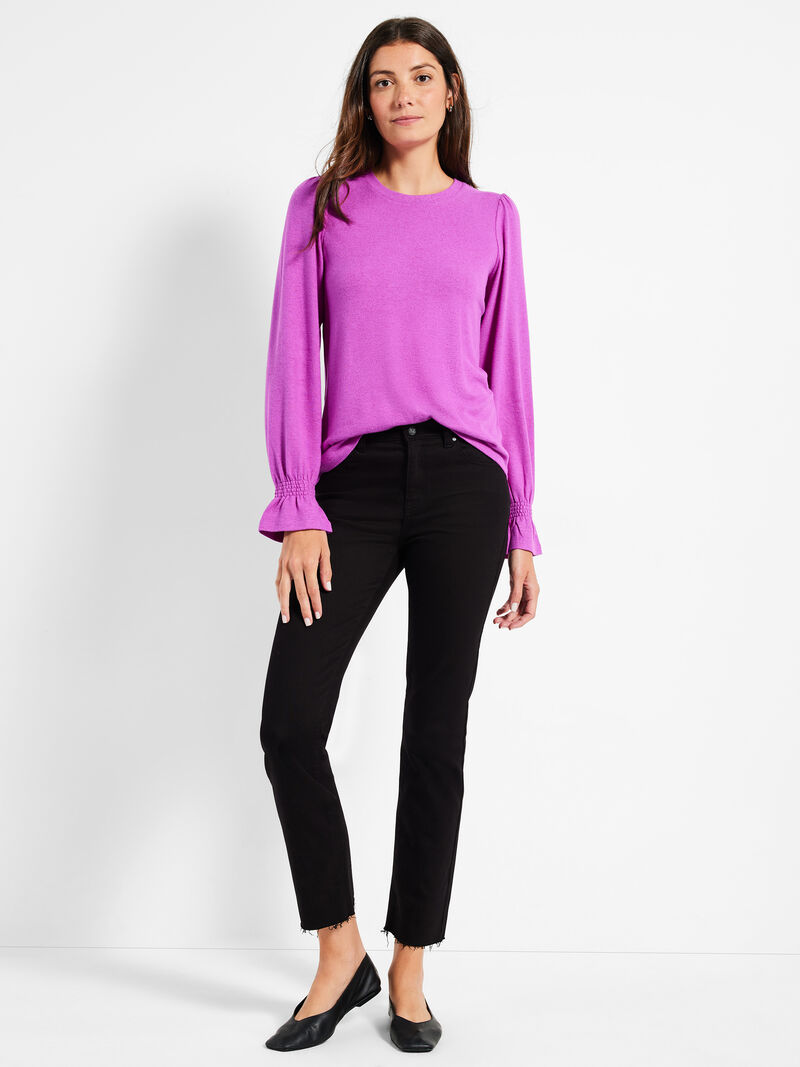Woman Wears NZT Sweet Dreams Femme Sleeve Tee image number 3