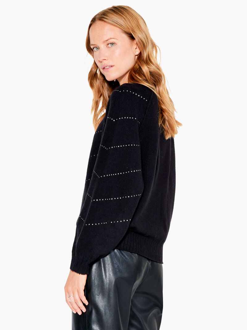 Woman Wears Shooting Stars Sweater image number 1