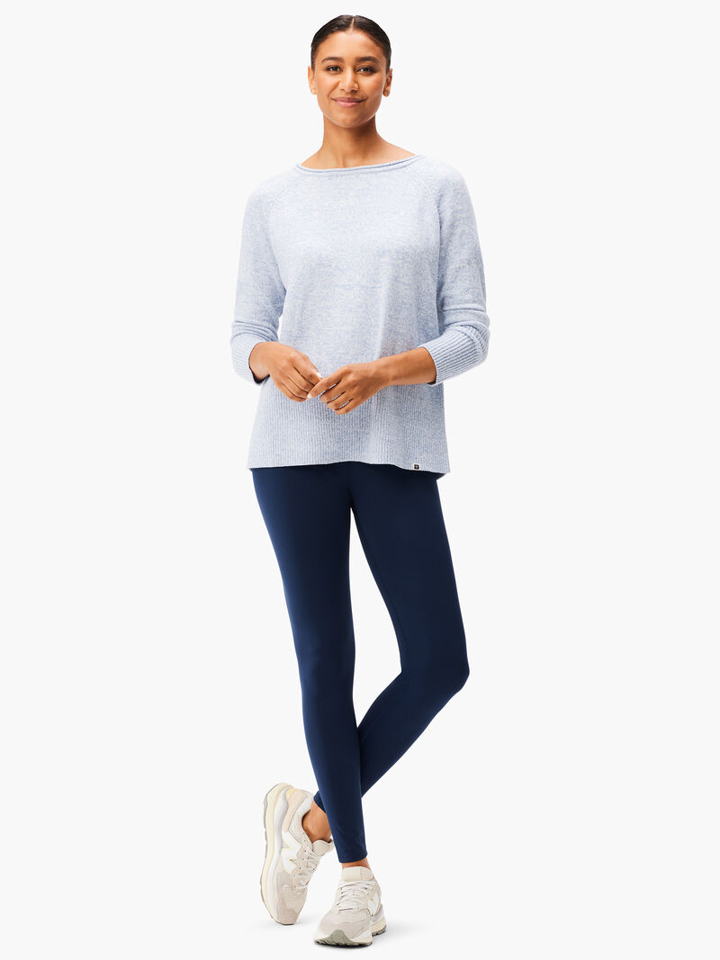 Woman Wears Cool Down Throw On Sweater image number 3
