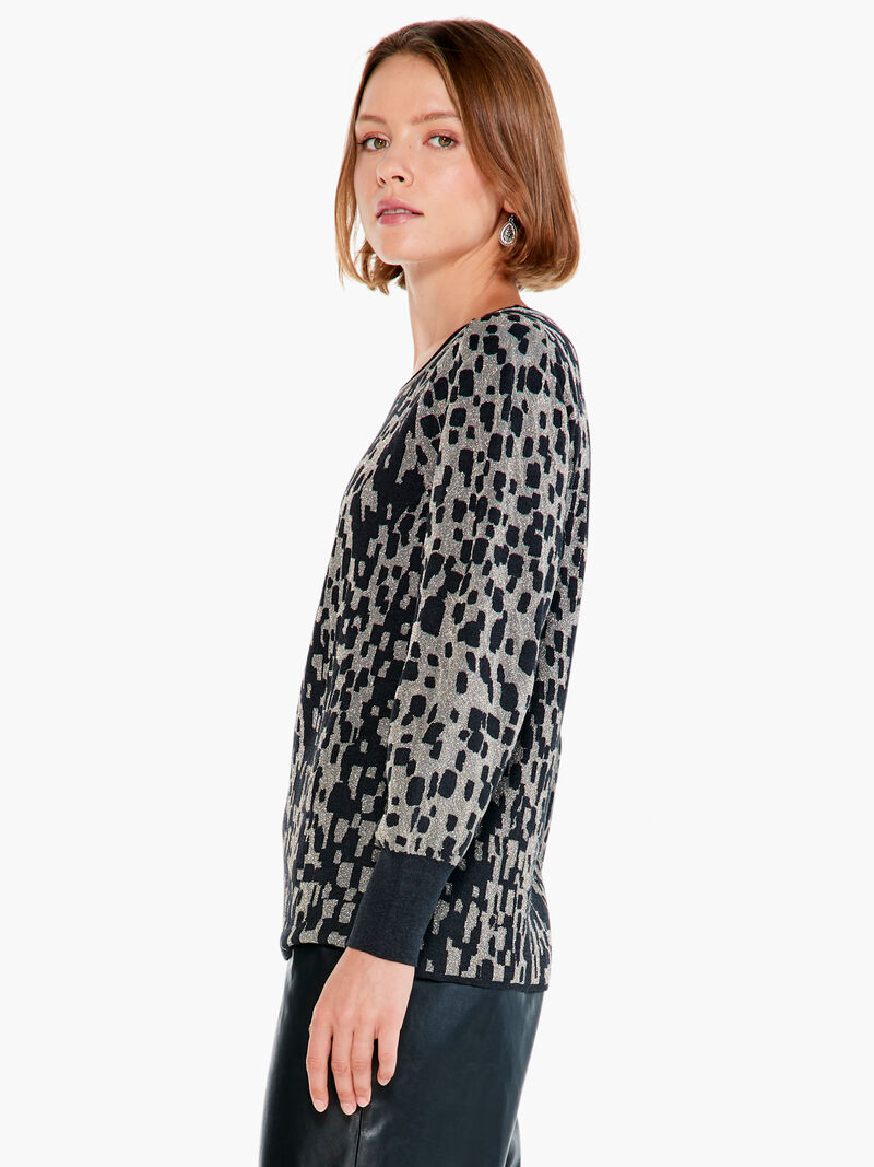 Woman Wears Twilight Shimmer Sweater image number 1