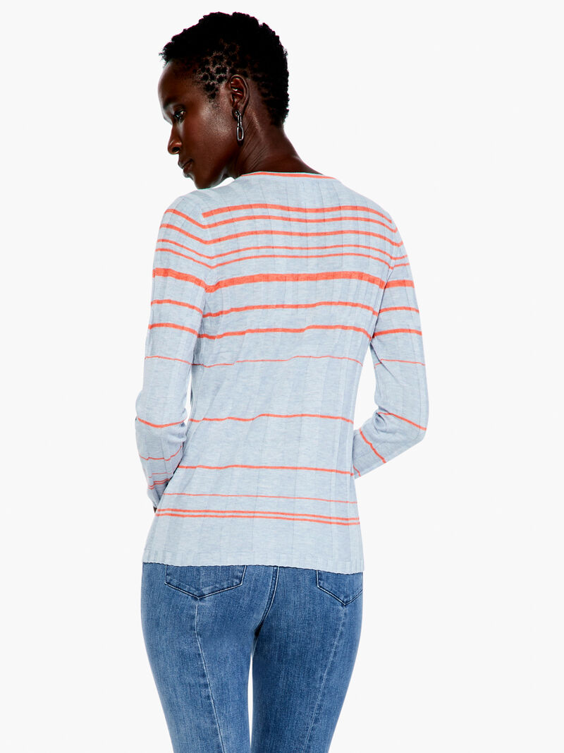 Woman Wears Reflecting Rays Sweater Tee image number 3
