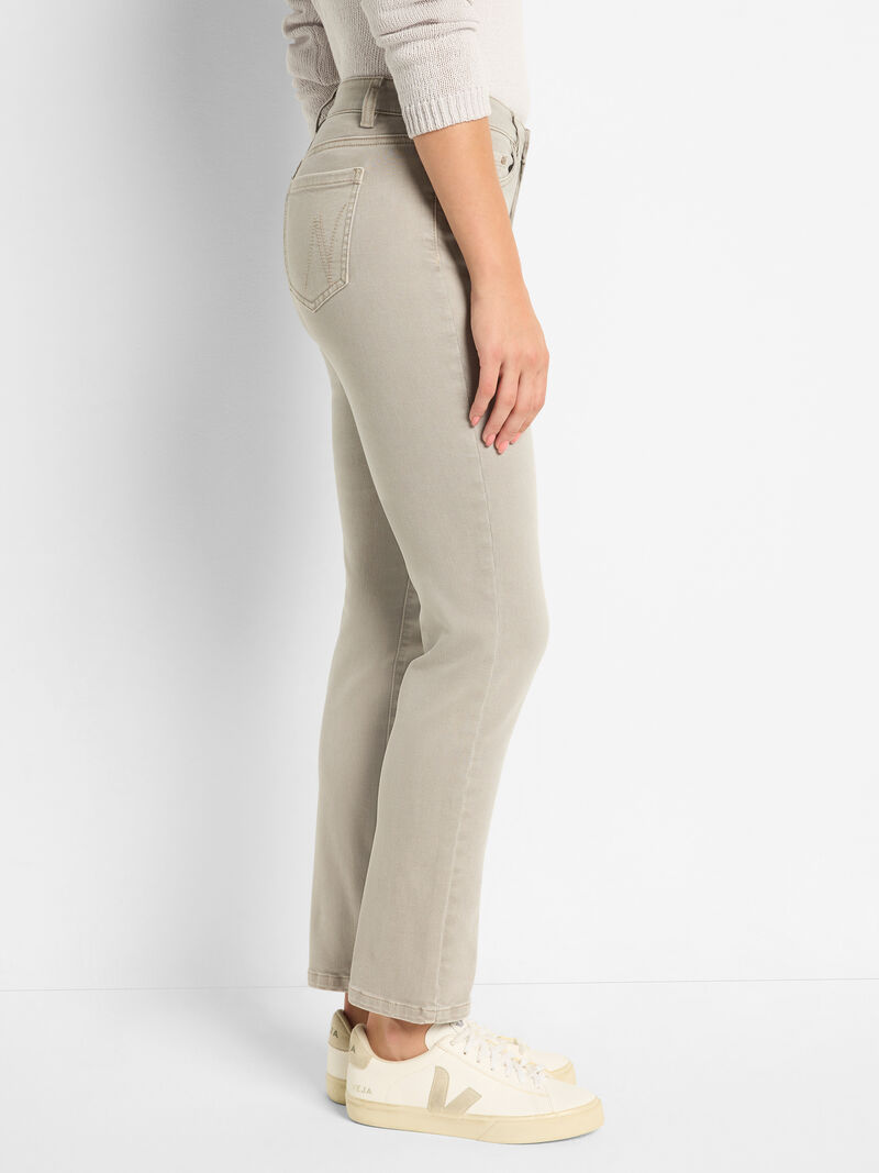Woman Wears NZ Denim 28" Daytrip Straight Ankle Jeans image number 2