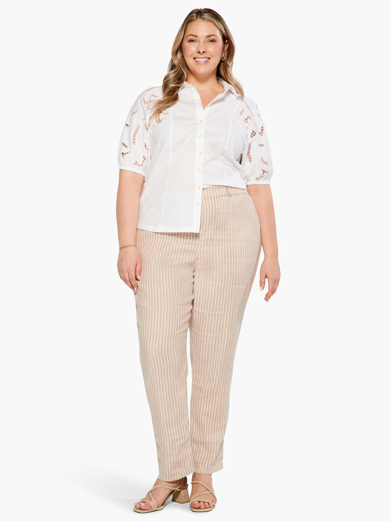 Woman Wears Cafe Straight-Leg Pant image number 3