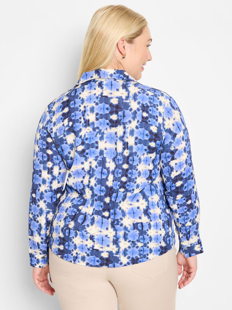 Woman Wears Shibori Stone Shirt image number 3