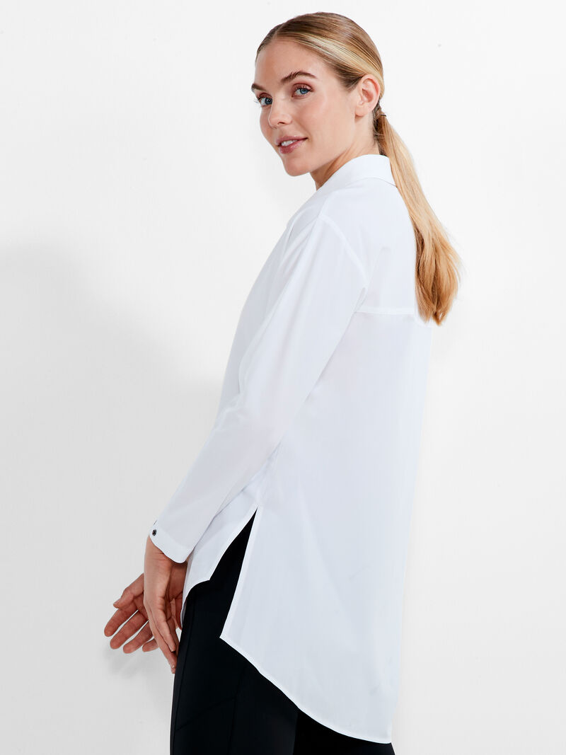 Woman Wears Tech Stretch Shirt image number 1