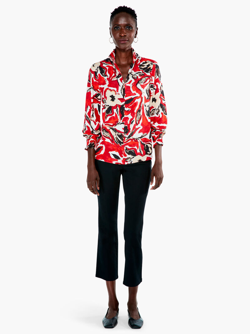 Woman Wears Petal Pop Top image number 3