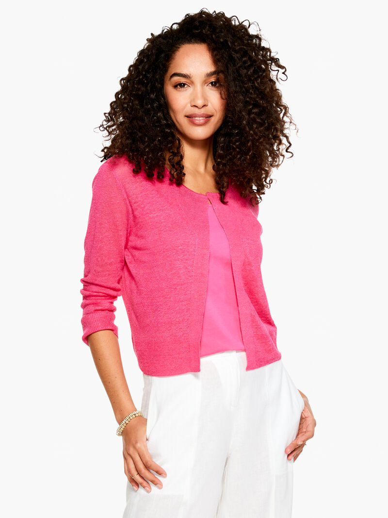 Woman Wears Easy Featherweight Cardigan image number 0