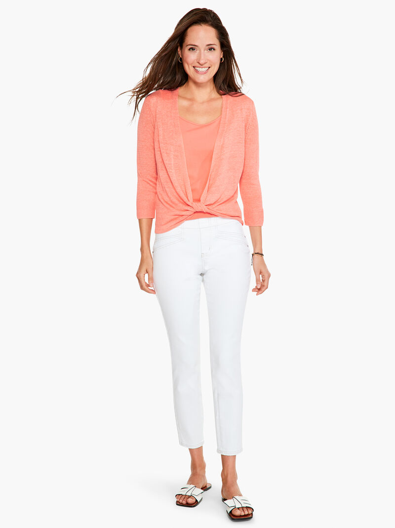 Woman Wears Lightweight 4-Way Cardigan image number 3