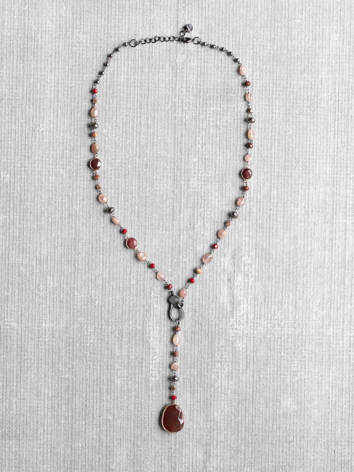 Nakamol Ruby Layered Necklace
