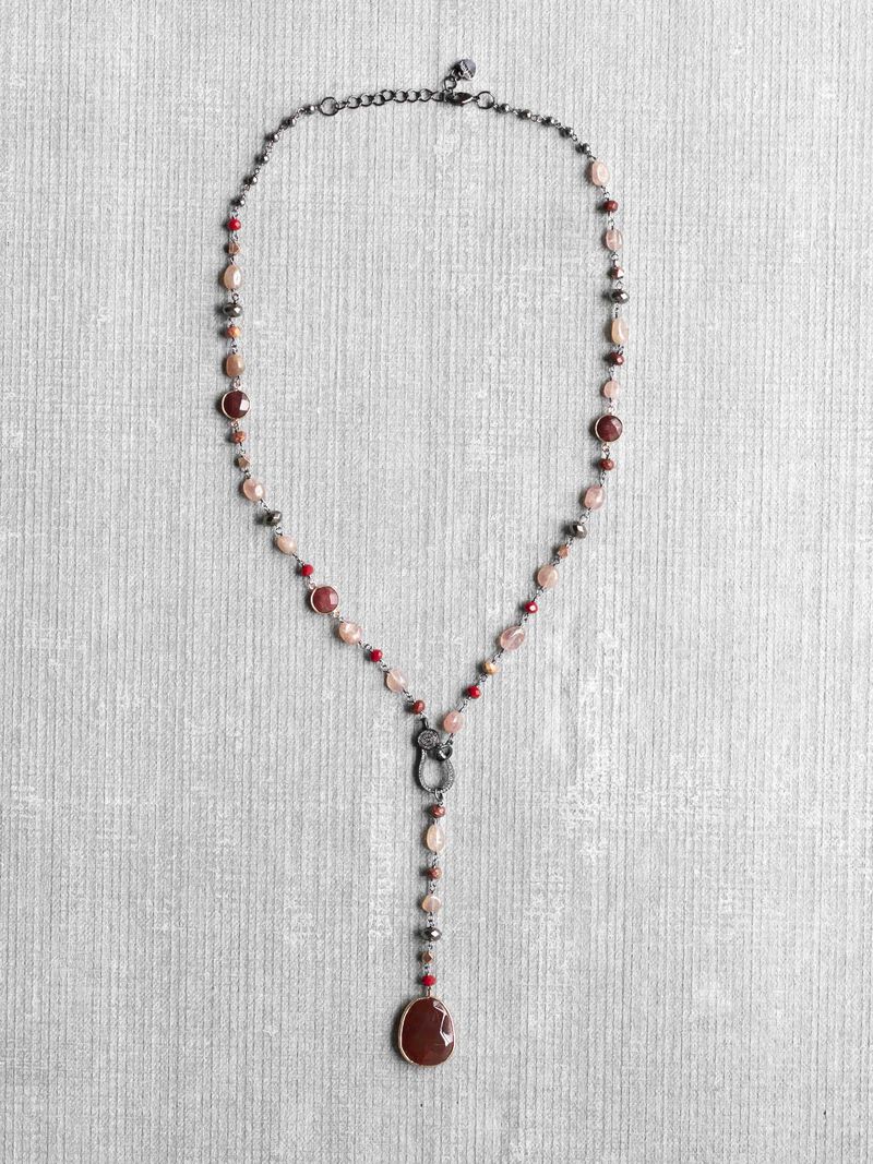 Nakamol Ruby Layered Necklaceimage number 0
