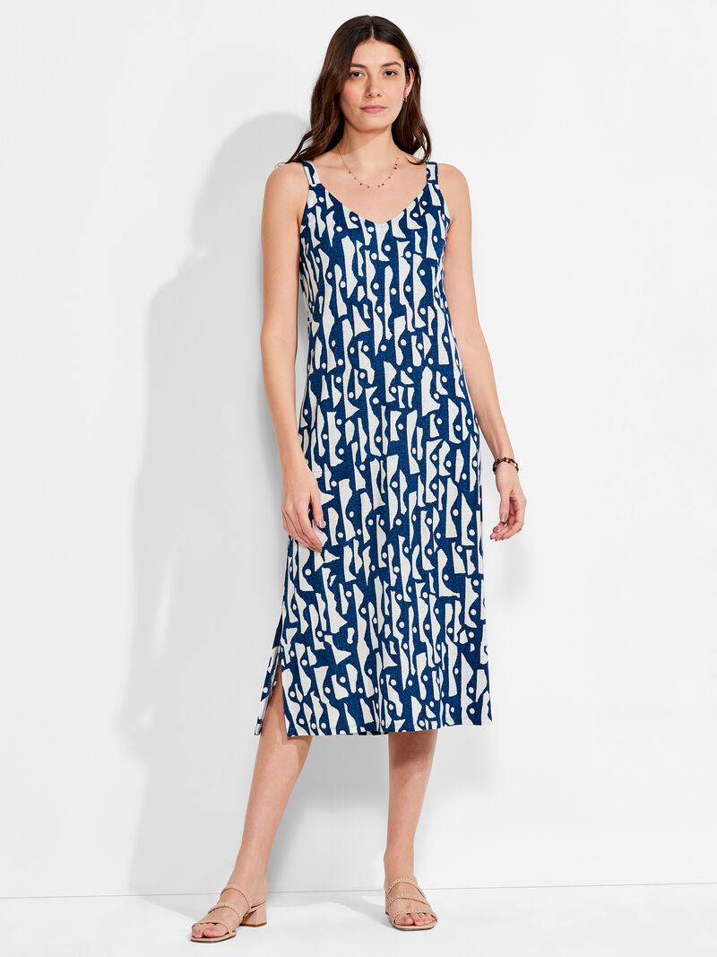 Woman Wears NZT High Seas Tank Dress image number 3