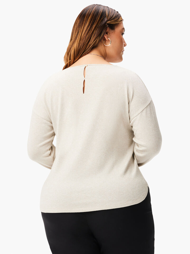 Woman Wears Everyday Sparkle Top image number 2
