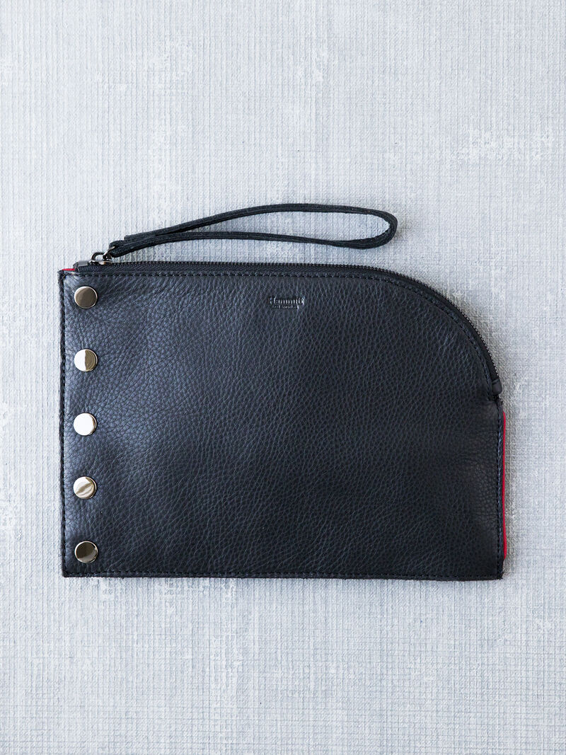 Woman Wears Hammitt Richard Large Clutch image number 0