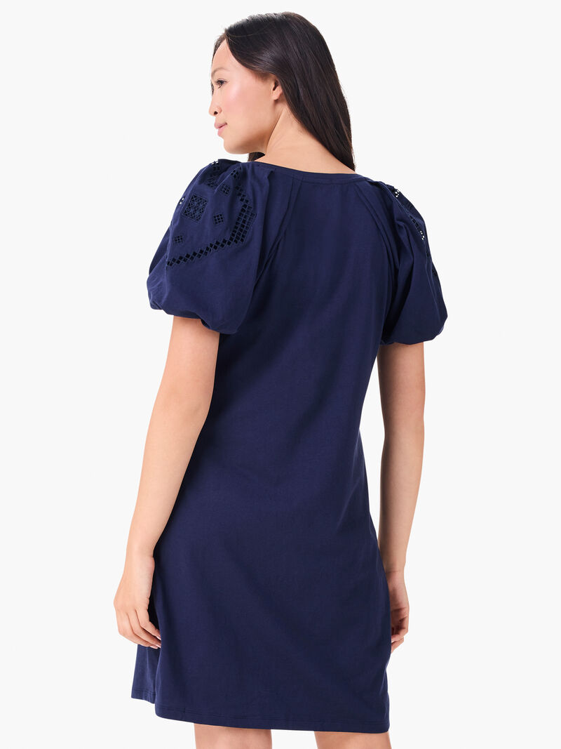 Woman Wears Statement Sleeve T-Shirt Dress image number 2