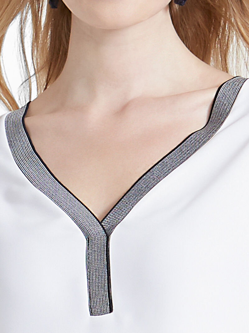 Woman Wears Derby Blouse image number 4
