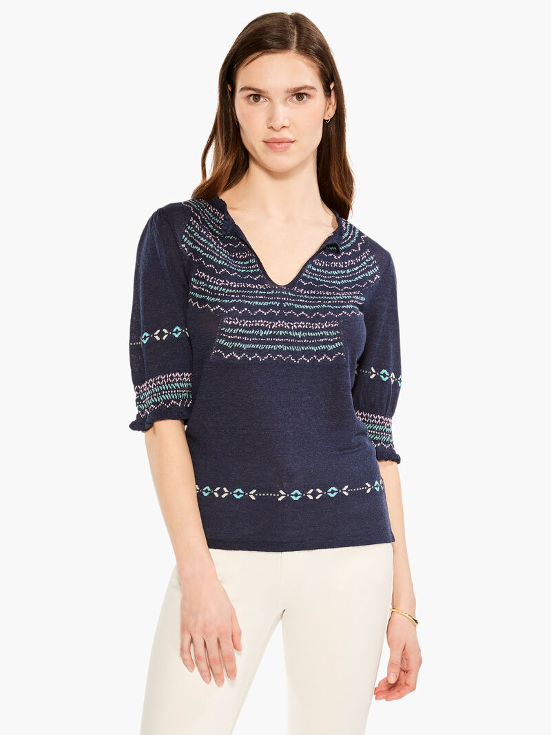Intarsia Stitches Sweater