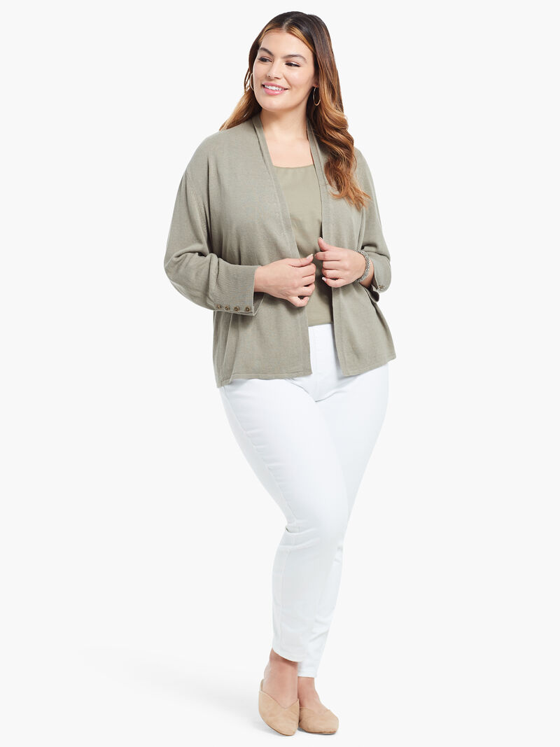 Woman Wears Shirt Tail Perfect Tank image number 3