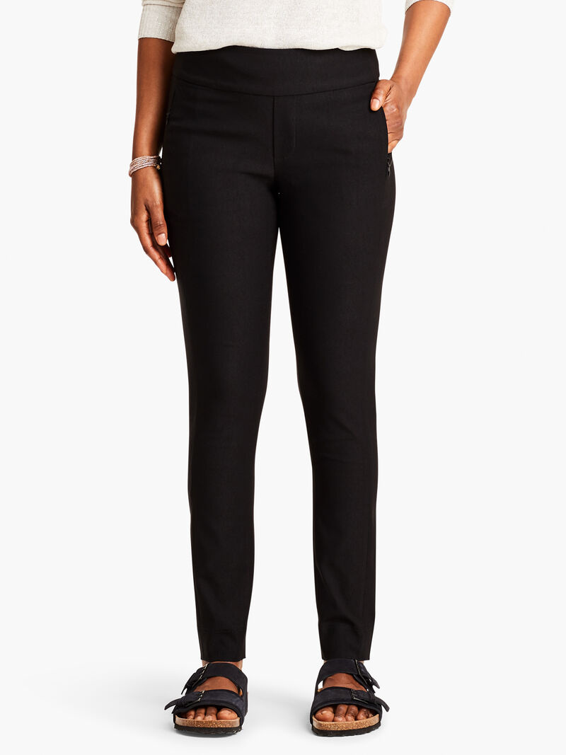 Woman Wears Wonderstretch Zip Pocket Slim Leg Pant image number 0