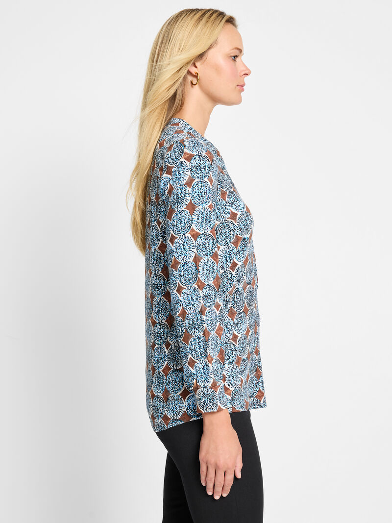 Woman Wears Sand Dollar Knit Top image number 2