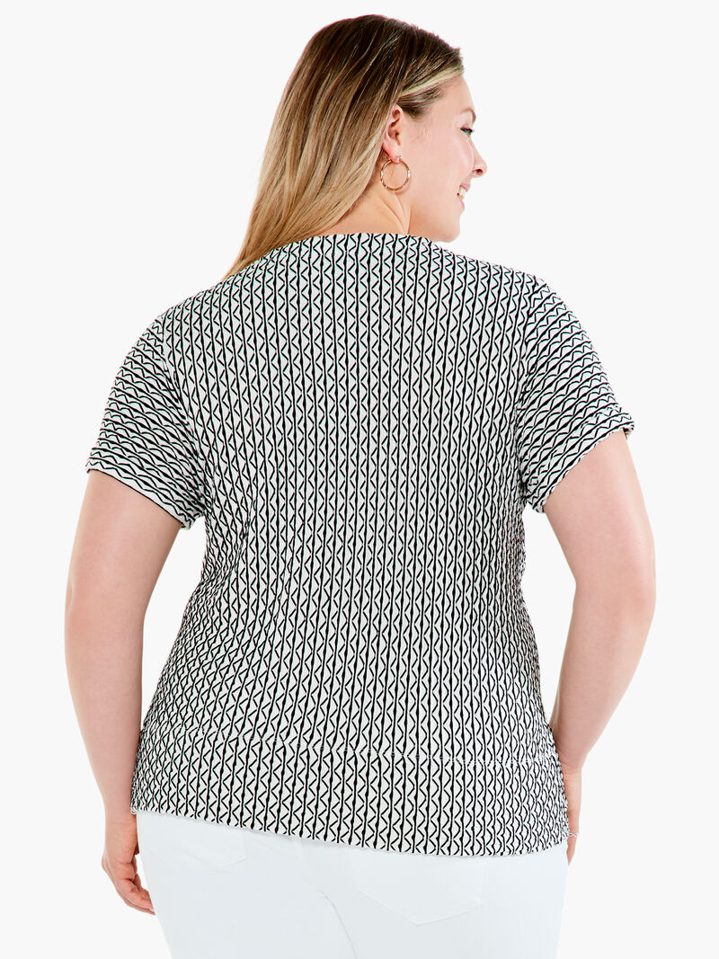 Woman Wears Moving Lines Top image number 2