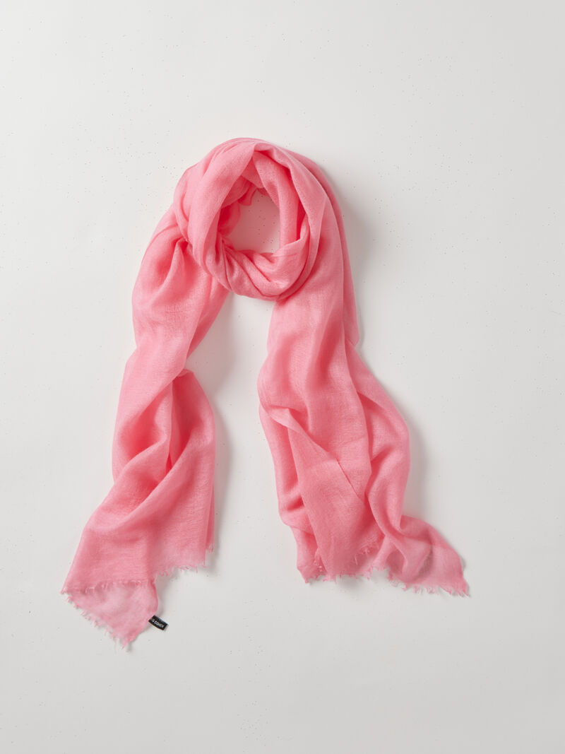 Woman Wears Meg Cohen - Cashmere Whisper Weight Scarf image number 0