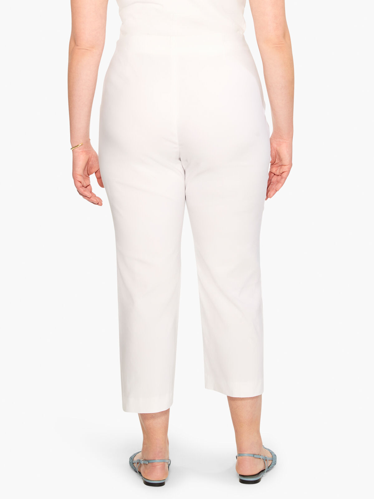 Polished Wonderstretch Wide-Leg Crop Pant