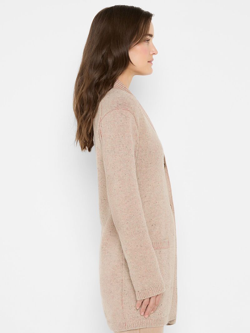 Woman Wears Plaited Cardigan Coat image number 2