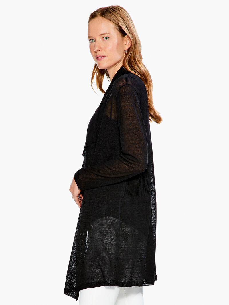 Woman Wears Featherweight Drape Cardigan image number 1