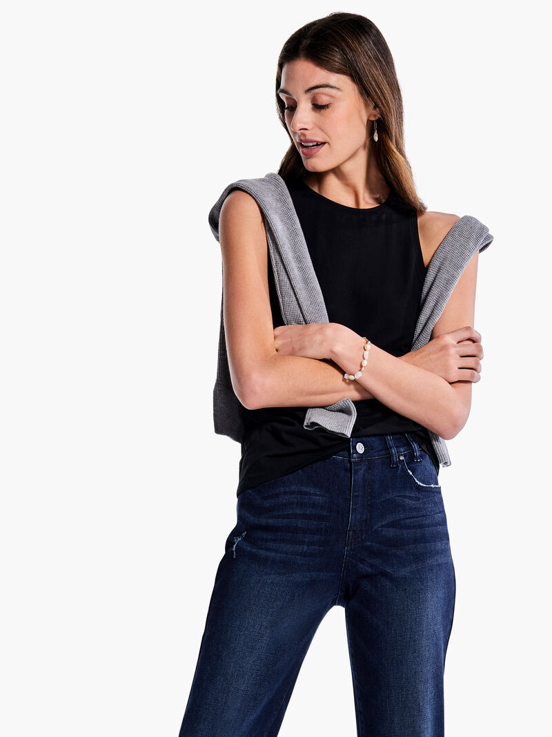 Woman Wears High Neck Perfect Tank image number 0