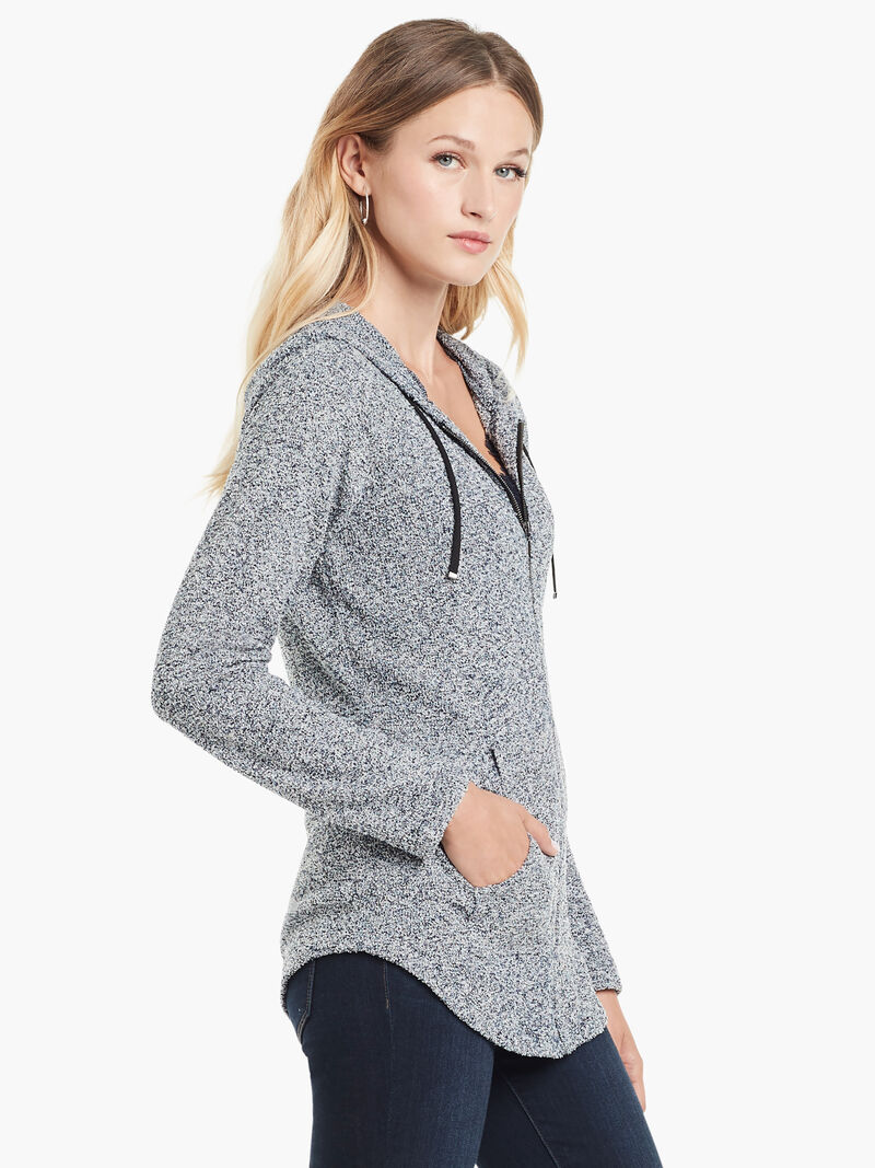 Woman Wears Keep It Cozy Zip Hoodie image number 2