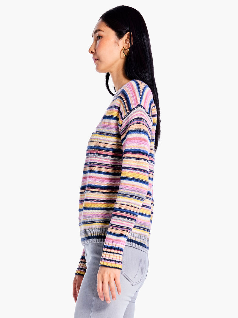 Woman Wears Aerial Fields Sweater image number 1