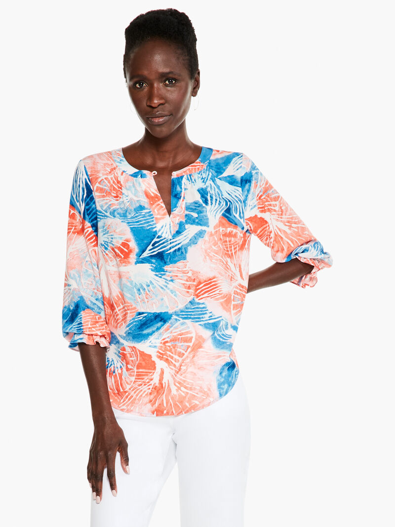 
                    Watercolor Blooms Top