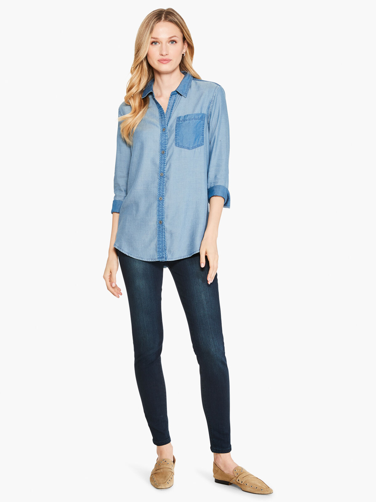 In And Out Chambray Shirt