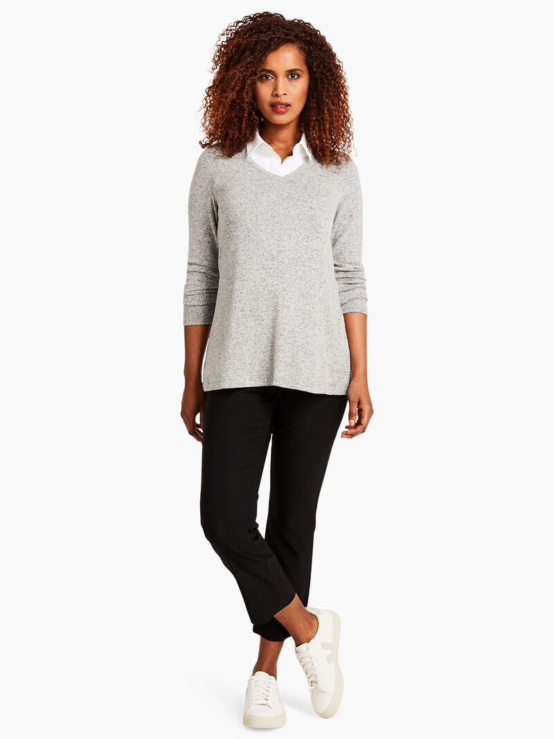 Woman Wears Wonderstretch Straight Crop Pant image number 0
